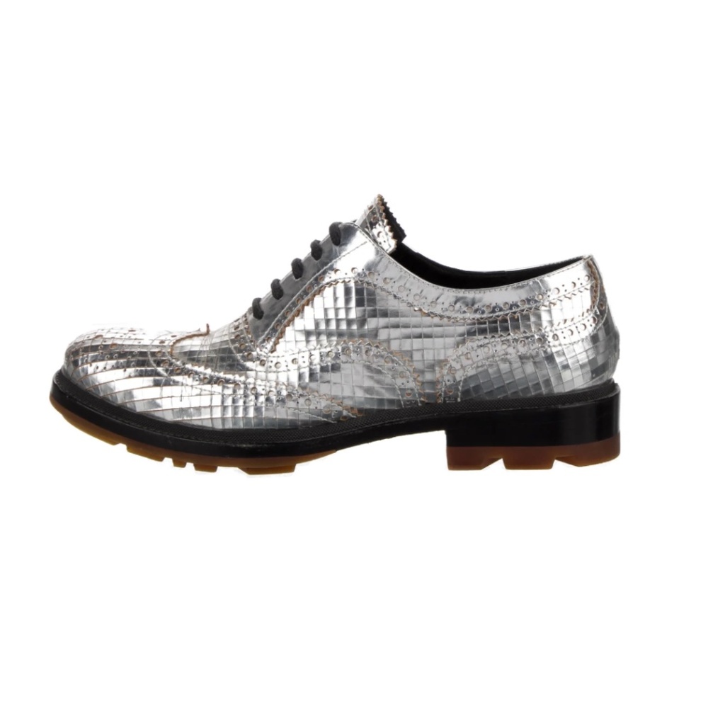 JIL SANDER Metallic Oxfords